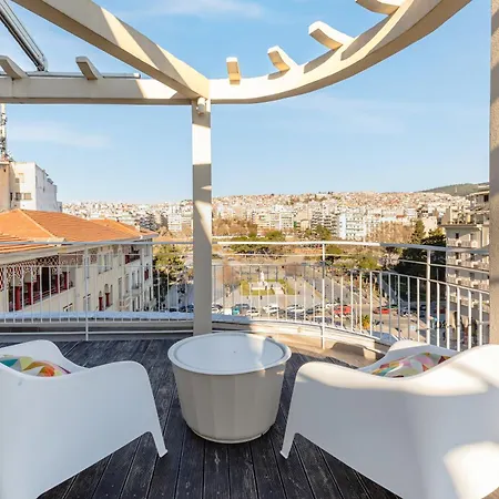 Apollo, Luxe Aristotelous Penthouse, City View Thessalonique Extérieur photo
