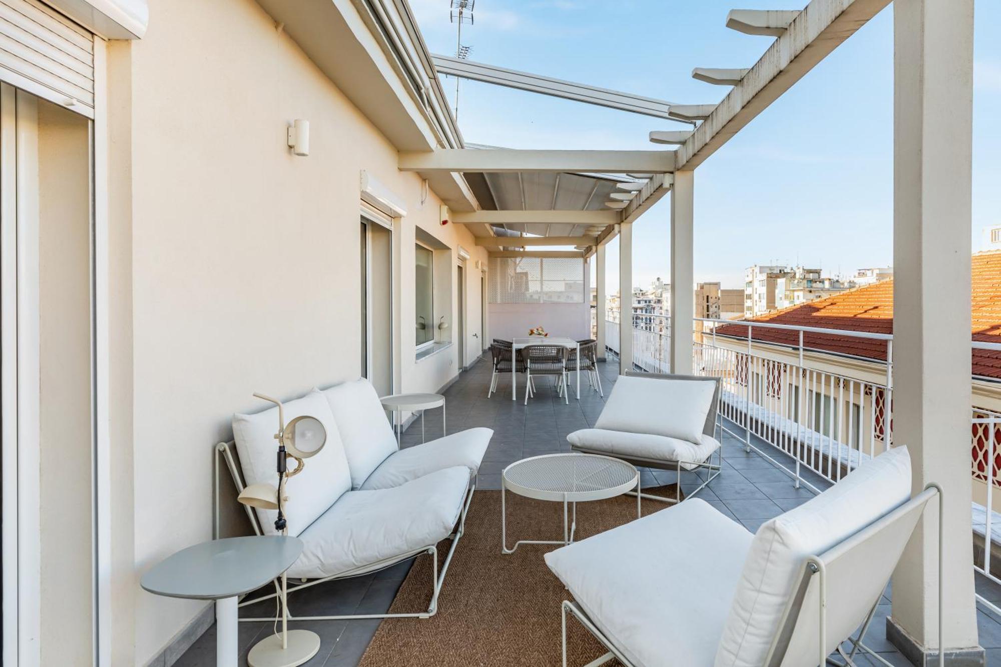 Appartement Apollo, Luxe Aristotelous Penthouse, View Thessalonique